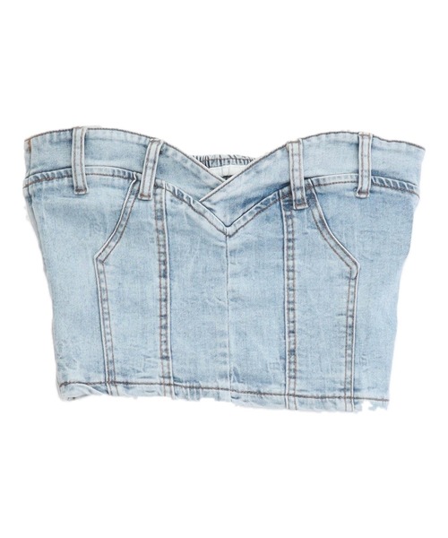 ANAP（アナップ）の「デニム ベア トップス（その他トップス・レディース・ブラック/ライトブルー/ブルー・FREE）」の11枚目の写真