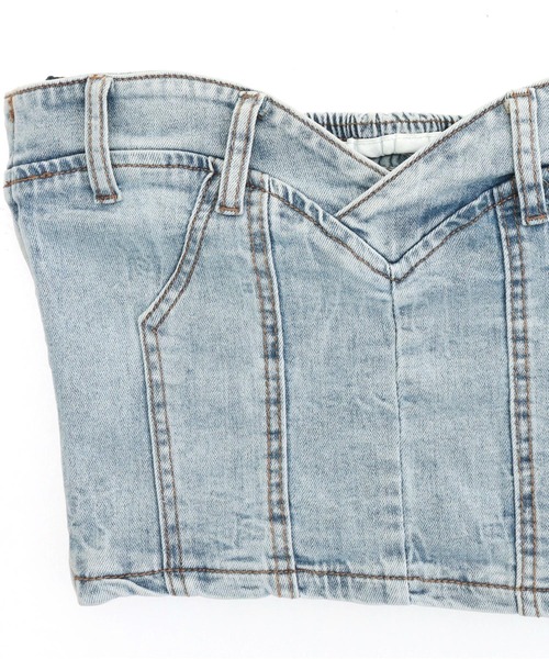 ANAP（アナップ）の「デニム ベア トップス（その他トップス・レディース・ブラック/ライトブルー/ブルー・FREE）」の15枚目の写真
