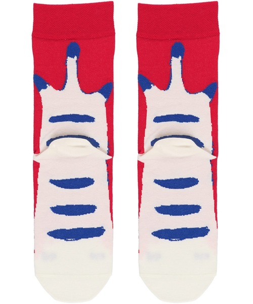 tsumori chisato SLEEP(ツモリチサト スリープ)の「ソックス(ソックス/靴下・レディース・ブルー系その他/ホワイト系その他/レッド系その他・22-24cm)」の4枚目の写真