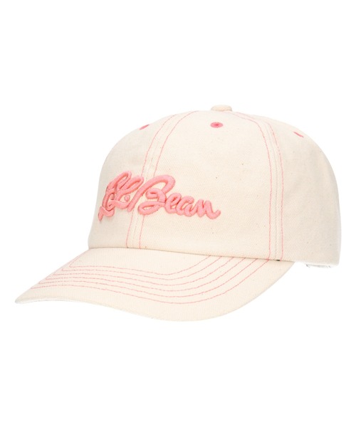 L.L.Bean(エルエルビーン)の「キャンバス・ウォッシュ・キャップ(キャップ・メンズ・レッド系/ブラック/ホワイト×ピンク/ホワイト系その他・LARGE)」の1枚目の写真