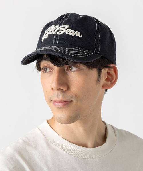 L.L.Bean(エルエルビーン)の「キャンバス・ウォッシュ・キャップ(キャップ・メンズ・レッド系/ブラック/ホワイト×ピンク/ホワイト系その他・LARGE)」の5枚目の写真