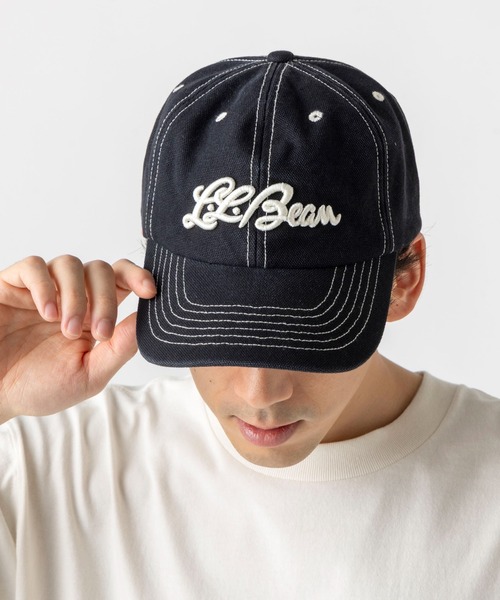 L.L.Bean(エルエルビーン)の「キャンバス・ウォッシュ・キャップ(キャップ・メンズ・レッド系/ブラック/ホワイト×ピンク/ホワイト系その他・LARGE)」の6枚目の写真