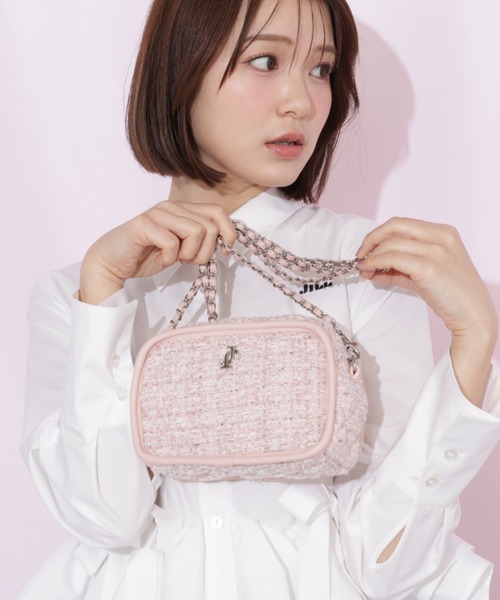 JILL by JILL STUART（ジルバイジルスチュアート）の「パイピングショルダーバッグ（ショルダーバッグ・レディース・ホワイト系その他/ピンク系その他/ブルー・FREE）」の10枚目の写真