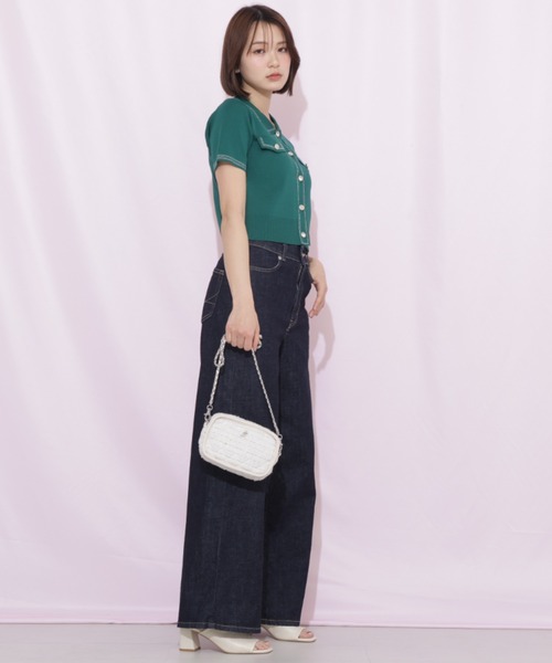 JILL by JILL STUART（ジルバイジルスチュアート）の「パイピングショルダーバッグ（ショルダーバッグ・レディース・ホワイト系その他/ピンク系その他/ブルー・FREE）」の21枚目の写真