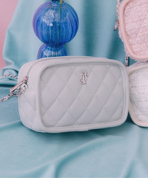 JILL by JILL STUART（ジルバイジルスチュアート）の「パイピングショルダーバッグ（ショルダーバッグ・レディース・ホワイト系その他/ピンク系その他/ブルー・FREE）」の5枚目の写真