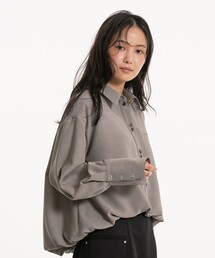 【残りわずか!】バルーンテールシャツ|ウォッシャブル/速乾/接触冷感/夏服/春服