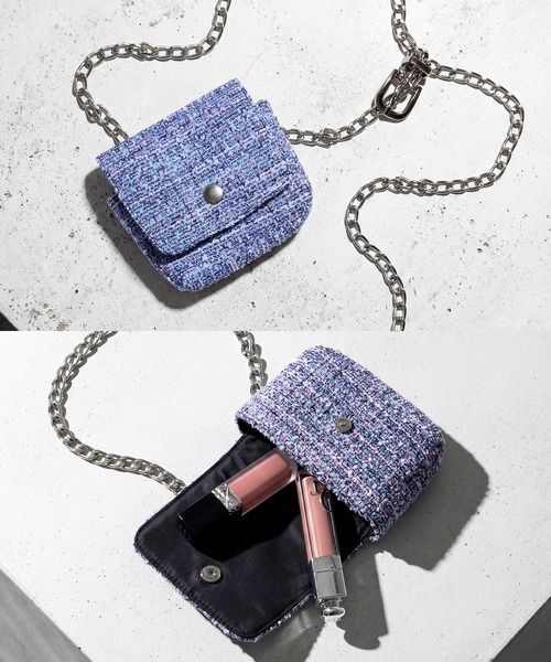 DURAS(デュラス)の「ベルトポーチ+ツイードショートパンツ(その他パンツ・レディース・ピンク/ライム/ブラック/ブルー・ONE SIZE)」の6枚目の写真