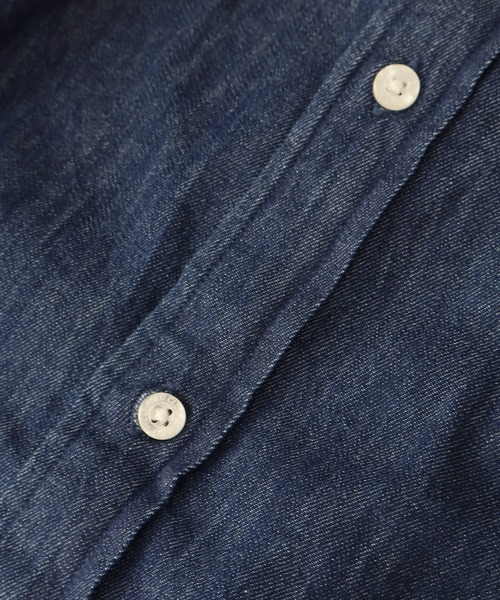 BEVERLY HILLS POLO CLUB(ビバリーヒルズポロクラブ)の「【Bevery Hills Polo Club/ビバリーヒルズポロクラブ】ワンポイント刺繍 長袖シャツ(S:クロップド丈 / M:ミドル丈)(シャツ/ブラウス・レディース・ブルー系その他/イエロー系その他/ブルー系その他2/ライトブルー/インディゴブルー/ホワイト/オレンジ系その他・M/S)」の12枚目の写真