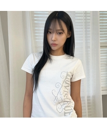 EL LUVISTRUE LOGO TEE(WHITE)