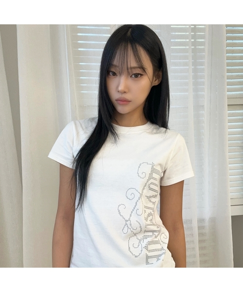 LUVISTRUE(ラヴイズトゥルー)の「EL LUVISTRUE LOGO TEE(WHITE)(Tシャツ/カットソー・レディース・その他・FREE)」の1枚目の写真