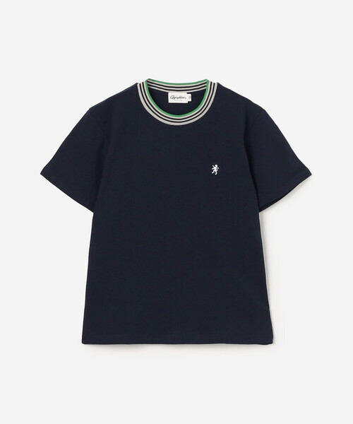 GYMPHLEX（ジムフレックス）の「Gymphlex | キッズ クルーネック ラインTシャツ（Tシャツ/カットソー・キッズ・ブラウン系その他/ブルー系その他5/ホワイト系その他・125/135/115/105）」の3枚目の写真