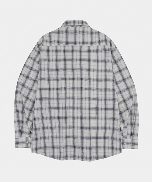 LETTERCOMO(レテルコモ)の「ブロードチェックシャツアイボリー(シャツ/ブラウス・レディース・その他・MEDIUM/LARGE)」の6枚目の写真