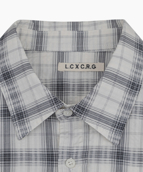LETTERCOMO(レテルコモ)の「ブロードチェックシャツアイボリー(シャツ/ブラウス・レディース・その他・MEDIUM/LARGE)」の5枚目の写真