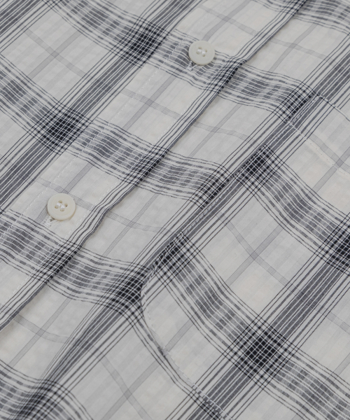 LETTERCOMO(レテルコモ)の「ブロードチェックシャツアイボリー(シャツ/ブラウス・レディース・その他・MEDIUM/LARGE)」の4枚目の写真