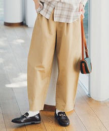 studio CLIP | コットンサテンゆるテーパードパンツ[プチ・プラスサイズあり](その他パンツ)