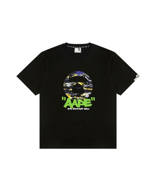 AAPE BY A BATHING APE（エーエイプバイアベイシングエイプ）の「AAPE THEME MAIN TEE（Tシャツ/カットソー・メンズ・ホワイト/ブラック・SMALL/LARGE/X-LARGE/MEDIUM/XX-LARGE）」の2枚目の写真