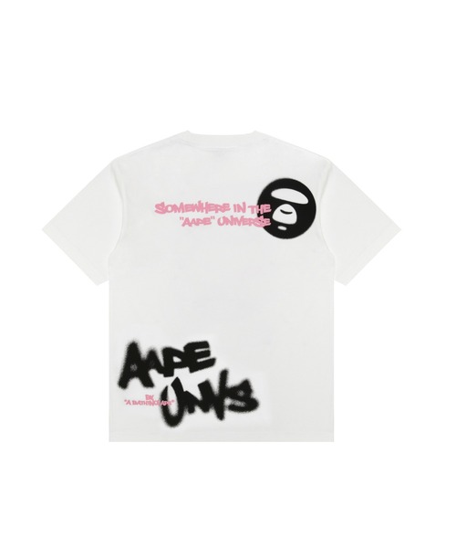 AAPE BY A BATHING APE（エーエイプバイアベイシングエイプ）の「AAPE THEME MAIN TEE（Tシャツ/カットソー・メンズ・ホワイト/ブラック・SMALL/LARGE/X-LARGE/MEDIUM/XX-LARGE）」の3枚目の写真