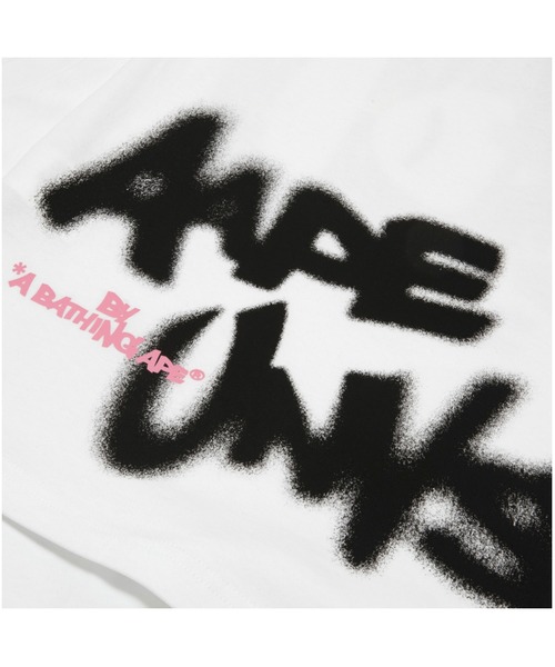 AAPE BY A BATHING APE（エーエイプバイアベイシングエイプ）の「AAPE THEME MAIN TEE（Tシャツ/カットソー・メンズ・ホワイト/ブラック・SMALL/LARGE/X-LARGE/MEDIUM/XX-LARGE）」の6枚目の写真