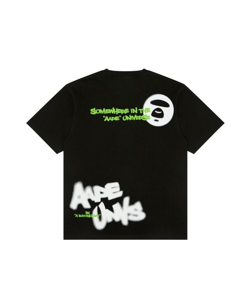 AAPE BY A BATHING APE（エーエイプバイアベイシングエイプ）の「AAPE THEME MAIN TEE（Tシャツ/カットソー・メンズ・ホワイト/ブラック・SMALL/LARGE/X-LARGE/MEDIUM/XX-LARGE）」の7枚目の写真