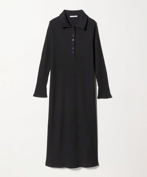 BEAUTY&YOUTH UNITED ARROWS(ビューティーアンドユースユナイテッドアローズ)の「【WEB限定】ポロカラー リブワンピース(ワンピース・レディース・ブラック/ブラウン系/モカ・FREE)」の9枚目の写真