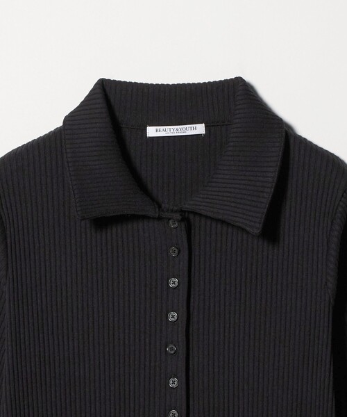 BEAUTY&YOUTH UNITED ARROWS(ビューティーアンドユースユナイテッドアローズ)の「【WEB限定】ポロカラー リブワンピース(ワンピース・レディース・ブラック/ブラウン系/モカ・FREE)」の10枚目の写真
