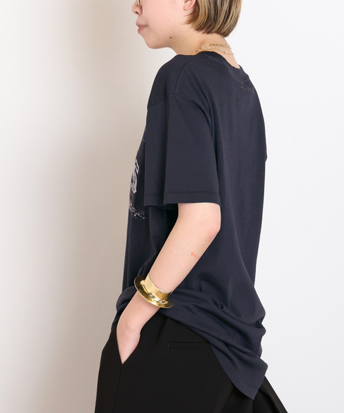 Anine Bing（アニー ビング）の「【ANINE BING/アニン ビン】WALKER TEE CALIFORNIA（Tシャツ/カットソー・レディース・スミクロ・FREE）」の2枚目の写真