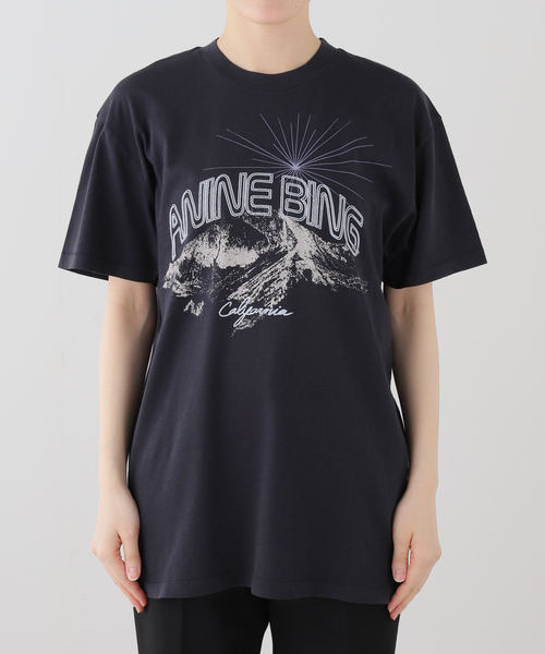 Anine Bing（アニー ビング）の「【ANINE BING/アニン ビン】WALKER TEE CALIFORNIA（Tシャツ/カットソー・レディース・スミクロ・FREE）」の7枚目の写真