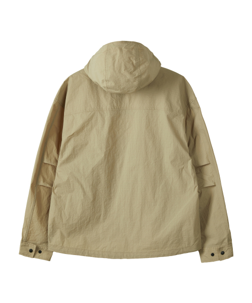 KALAPATTHAR(カラパタール)の「NYLON RIPSTOP LIGHT WEIGHT SHELL SHORT-JACKET - BEIGE(ナイロンジャケット・メンズ・その他・SMALL/MEDIUM/LARGE)」の6枚目の写真