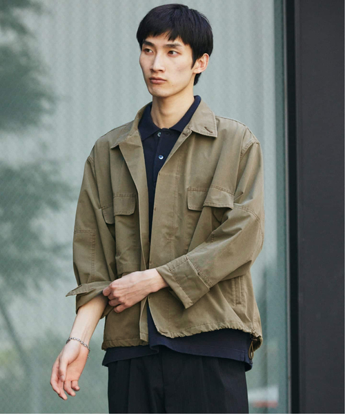 JOURNAL STANDARD(ジャーナルスタンダード)の「クール ドッツ ピグメント BDU ブルゾン(その他アウター・メンズ・カーキ/グリーン/ブラック・LARGE/MEDIUM)」の3枚目の写真