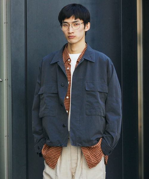 JOURNAL STANDARD(ジャーナルスタンダード)の「クール ドッツ ピグメント BDU ブルゾン(その他アウター・メンズ・カーキ/グリーン/ブラック・LARGE/MEDIUM)」の2枚目の写真