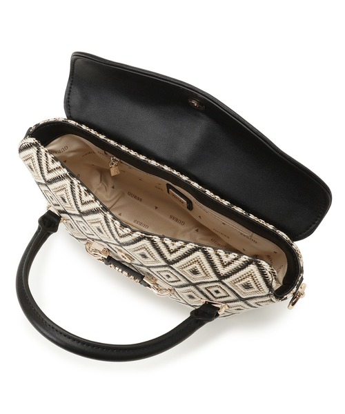 Guess(ゲス)の「SOPHIA Mini Satchel ショルダーバッグ(ショルダーバッグ・レディース・ブラック/イエロー・ONE SIZE)」の8枚目の写真