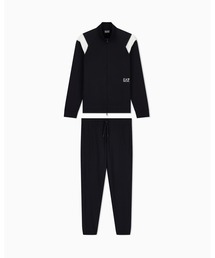 EMPORIO ARMANI EA7（エンポリオアルマーニイーエーセブン）の「＜オンライン限定＞【エンポリオ アルマーニ EA7】Core Identity トラックスーツ コットン（セットアップ）」