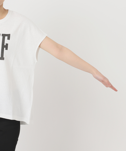 JOURNAL STANDARD（ジャーナルスタンダード）の「【RIDING HIGH/ライディングハイ】ラフィテンジクTEE（Tシャツ/カットソー・レディース・ブルー/ピンク/ブラウン/チャコールグレー/ホワイト・FREE）」の19枚目の写真
