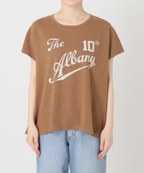 JOURNAL STANDARD（ジャーナルスタンダード）の「【RIDING HIGH/ライディングハイ】ラフィテンジクTEE（Tシャツ/カットソー・レディース・ブルー/ピンク/ブラウン/チャコールグレー/ホワイト・FREE）」の15枚目の写真