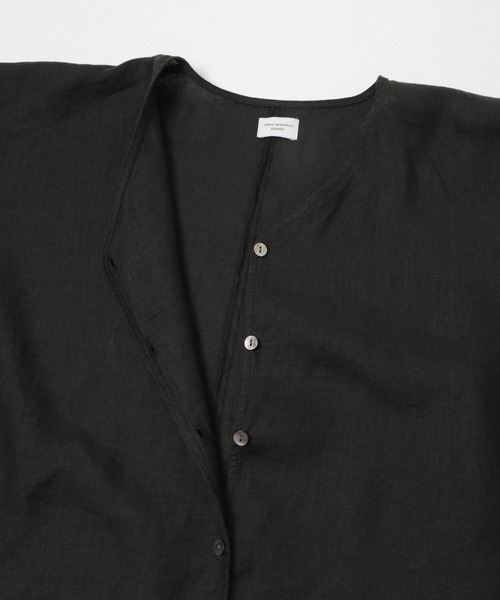 URBAN RESEARCH DOORS(アーバンリサーチドアーズ)の「リネンドロストドルマンブラウス(シャツ/ブラウス・レディース・チェック/モカ/ミント/ブラック・FREE)」の13枚目の写真