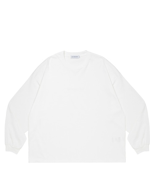 COOTIE PRODUCTIONS(クーティープロダクションズ)の「Spanish Pima Boxy L/S Tee(Tシャツ/カットソー・メンズ・ブラック/ホワイト・LARGE/MEDIUM/SMALL/X-LARGE)」の2枚目の写真