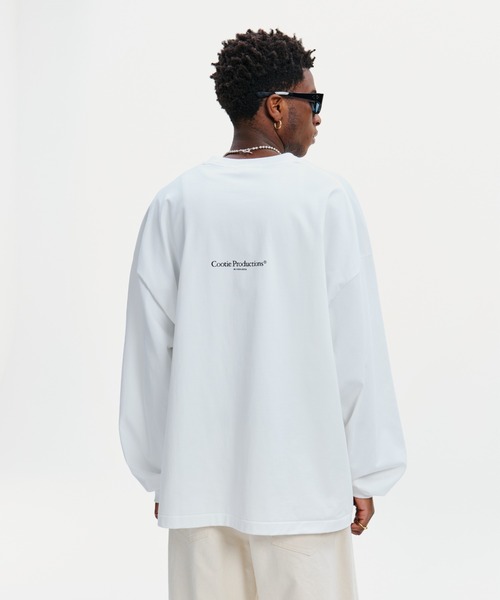 COOTIE PRODUCTIONS(クーティープロダクションズ)の「Spanish Pima Boxy L/S Tee(Tシャツ/カットソー・メンズ・ブラック/ホワイト・LARGE/MEDIUM/SMALL/X-LARGE)」の6枚目の写真