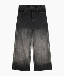11.5oz GRADATION DENIM WIDE STRAIGHT PANTS