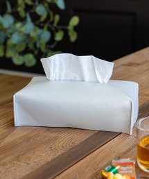 MONO KOTO DEPT.（モノコトデプト）の「インテリアに馴染む レザー調ティッシュケース（収納グッズ）」