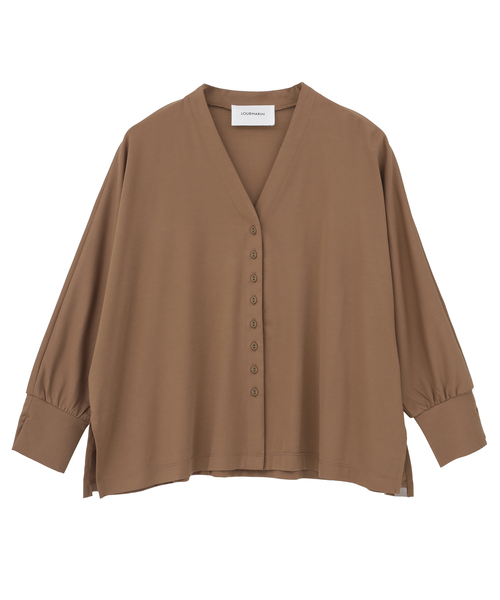 LOGEMENT DE CLAIRE(ロジュモンドクレール)の「【LOURMARIN】Vネックドルマンカーデ(カーディガン/ボレロ・レディース・ブラウン系その他/カーキ/ブラック・FREE)」の18枚目の写真