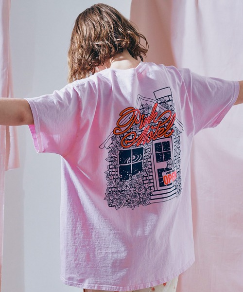 M2682 PINKMOTEL モモクマプリントTEE（Tシャツ/カットソー）｜RNA