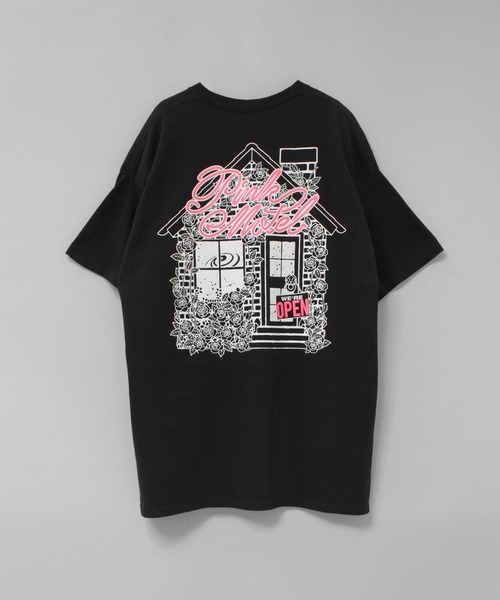 RNA(アールエヌエー)の「M2682 PINKMOTEL モモクマプリントTEE(Tシャツ/カットソー・レディース・アッシュグレー/ブラック/ホワイト/ピンク・MEDIUM)」の9枚目の写真