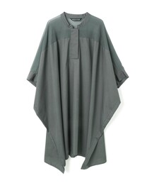mizuiro ind 衿付きサテンコクーンワンピース（ワンピース