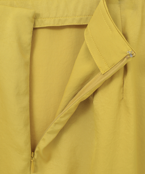 SOFFITTO(ソフィット)の「裾レースギャザースカート(スカート・レディース・イエロー/ブラック・S/M)」の13枚目の写真