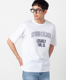 COMME CA ISM | シルケット天竺 ロゴプリントTシャツ(Tシャツ/カットソー)