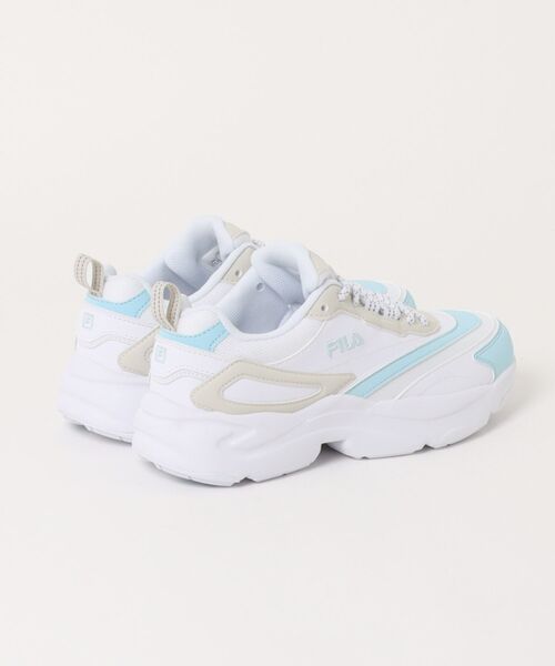 FILA（フィラ）の「【FILA】厚底スニーカー RAYRUN V2（スニーカー・レディース・ホワイト×ブルー・23.0cm/23.5cm/24.0cm/24.5cm/25.0cm）」の3枚目の写真