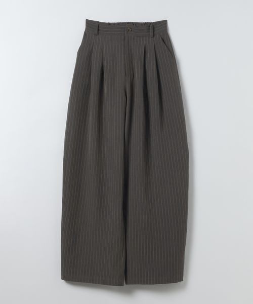 JEANASIS(ジーナシス)の「【ひろみ企画】ストライプパンツ/664280(スラックス・レディース・グレー/ブラウン/ベージュ・MEDIUM/LARGE)」の5枚目の写真