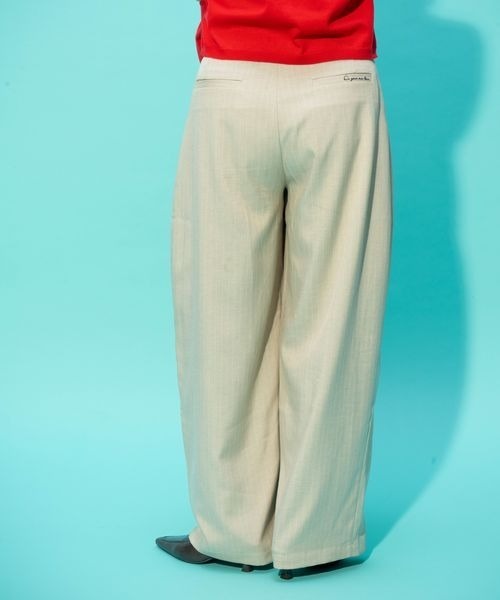 JEANASIS(ジーナシス)の「【ひろみ企画】ストライプパンツ/664280(スラックス・レディース・グレー/ブラウン/ベージュ・MEDIUM/LARGE)」の18枚目の写真