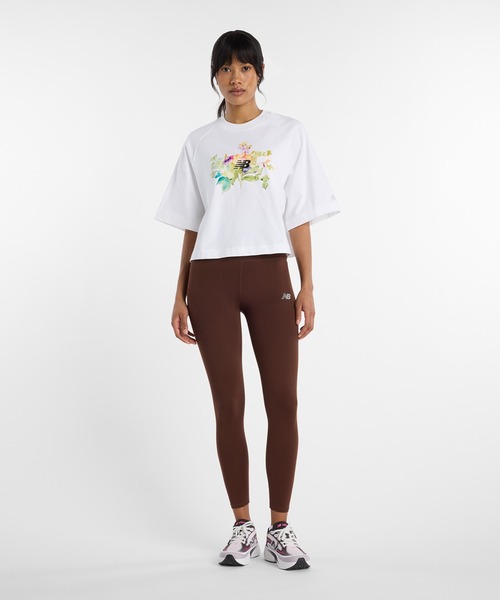 NEW BALANCE（ニューバランス）の「ウォーターカラーマルチボクシーTシャツ（Tシャツ/カットソー・レディース・ブラック/ホワイト・SMALL/MEDIUM/LARGE/X-LARGE）」の8枚目の写真