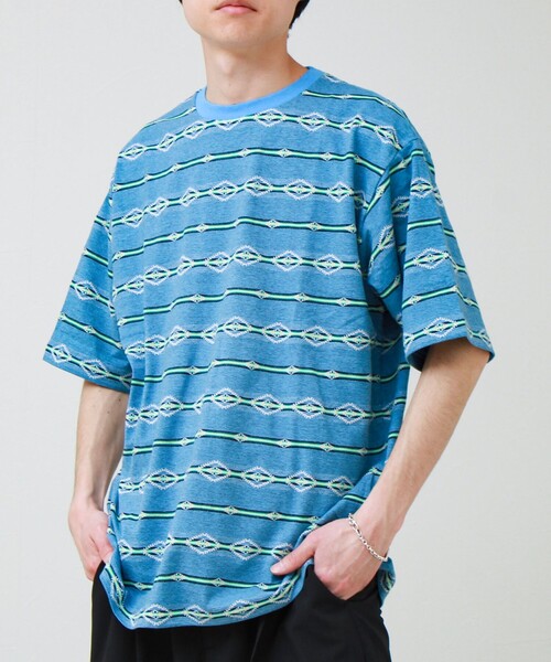 PENDLETON(ペンドルトン)の「【PENDLETON/ペンドルトン】Jacquard Tee(Tシャツ/カットソー・メンズ・ライトブルー/ピンク/オフホワイト・L/M)」の19枚目の写真